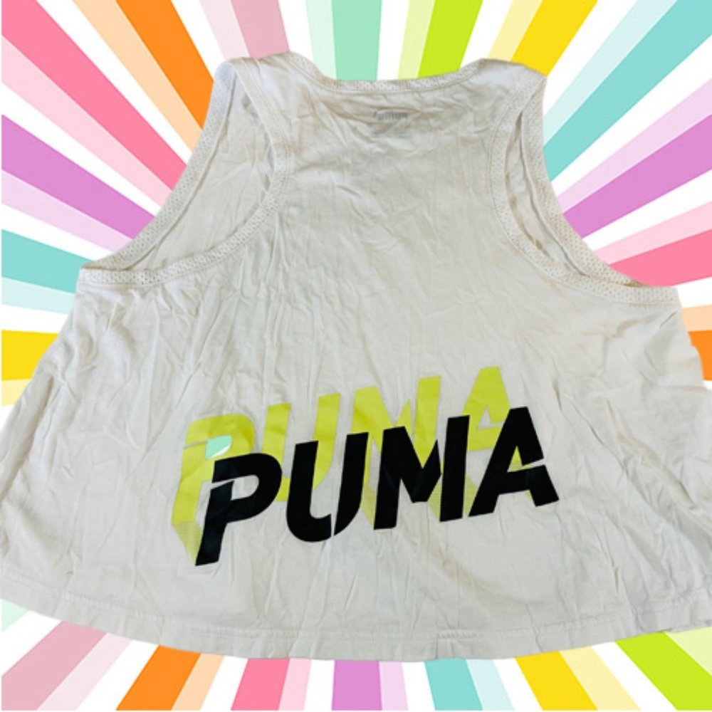 Cool PUMA  neon graphic swing tank top XS